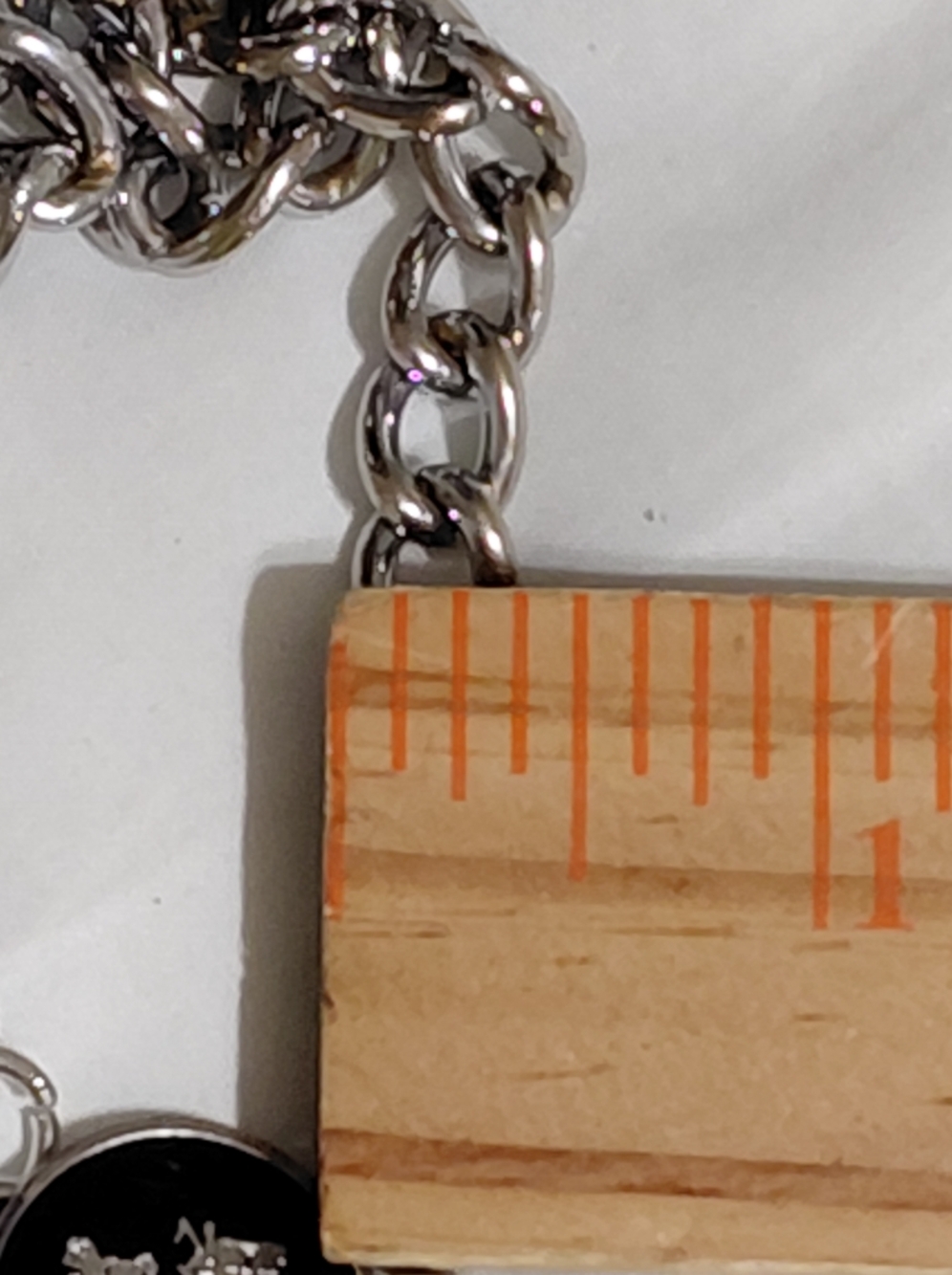 Coach Silver Black Charm Necklace - Picture 6 of 6